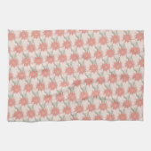 Poinsettia und Holly sprays Geschirrtuch (Horizontal)