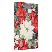 Poinsettia Watercolor Klemmbrett (Rechts)
