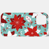 Poinsettia Weihnachts-iPhone | Poinsettia iPhone Case-Mate iPhone Hülle (Rückseite (Horizontal))