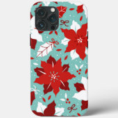 Poinsettia Weihnachts-iPhone | Poinsettia iPhone Case-Mate iPhone Hülle (Rückseite)