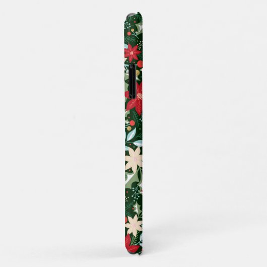 Poinsettia Weihnachtsfeiertag Case-Mate iPhone Hülle (Hinten/Rechts)