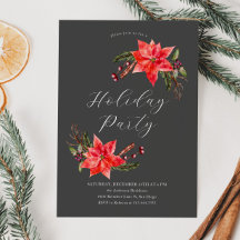 Poinsettia Weihnachtsgebäck Party