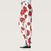 Poinsettia Weihnachtslieder Leggings (Links)