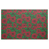 Poinsettia, Weihnachtsmuster Stoff (Yard (91,4 cm))