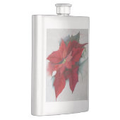 Poinsettia-WeihnachtsÖlgemälde Flachmann (Rechts)