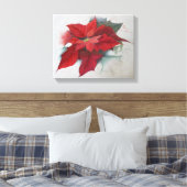Poinsettia-WeihnachtsÖlgemälde Leinwanddruck (Insitu (Schlafzimmer))