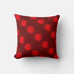 Poinsettia Weihnachtsrote Kissenhülle Kissen