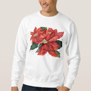 Poinsettia-WeihnachtsSweatshirt Sweatshirt