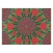 Poinsettia-Weihnachtstischdecke Tischdecke (Vorderseite (Horizontal))