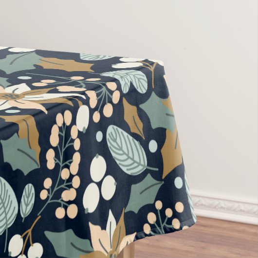 Poinsettia Winterurlaub Tischdecke (Beispiel)