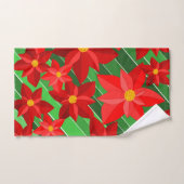 Poinsettias Badhandtuch Set (Handtuch)