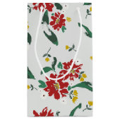 Poinsettias for all Seasons Gift Bag Kleine Geschenktüte (Rückseite)