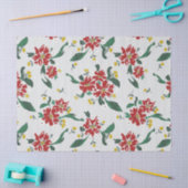 Poinsettias for all Seasons Gift Bag Seidenpapier (Basteln)