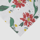 Poinsettias for all Seasons Gift Bag Seidenpapier (Detail)