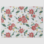 Poinsettias for all Seasons Gift Bag Seidenpapier (Vorderseite)