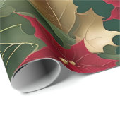 Poinsettias galore Packpapier (Rolleneckpunkt)