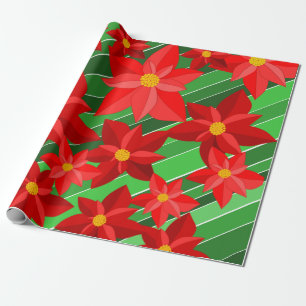 Poinsettias Geschenkpapier