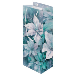 Poinsettias Geschenktüte Für Weinflaschen