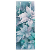 Poinsettias Geschenktüte Für Weinflaschen (Rückseite)