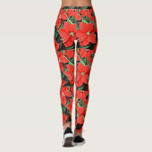 Poinsettias Leggings (Rückseite)