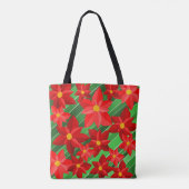 Poinsettias Tasche (Rückseite)