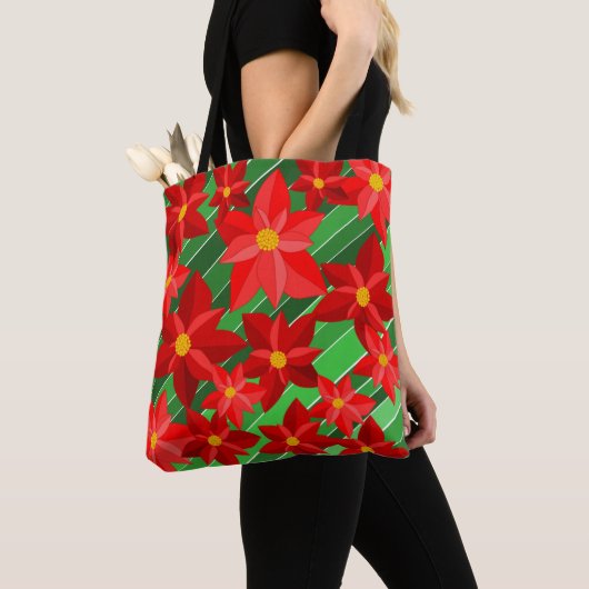 Poinsettias Tasche (Von Nahem)