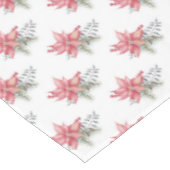 Poinsettias Tischdecke (Schrägansicht)