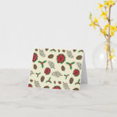 Poinsettias und Holly Blank Holiday Grußkarte Karte (Gelbe Blume)