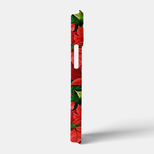 Poinsettias und Holly-Blätter Case-Mate iPhone Hülle (Rückseite / Rechts)