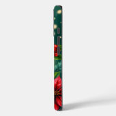 Poinsettias und lebendige Heilbeeren Case-Mate iPhone Hülle (Rückseite / Links)