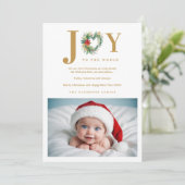 Poinsettias Weihnachtsherz Gestaltungsgarland (Stehend Vorderseite)