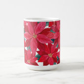 Poinsettias Winter Shelter Kaffeetasse (Mittel)