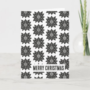 Poinsettie Karte