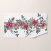Poinsettien Badhandtuch Set (Handtuch)