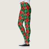 Poinsettien und Kariert Leggings (Links)