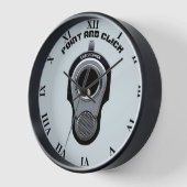 Point and Clock Gun Zeichne mit Ihrem Namen Funny Uhr (Winkel)