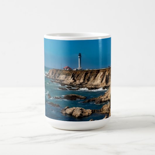 Point Arena Lighthouse Landschaftlich Kaffeetasse (Mittel)