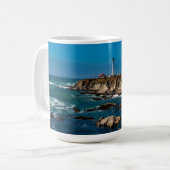 Point Arena Lighthouse Landschaftlich Kaffeetasse (Vorderseite Links)