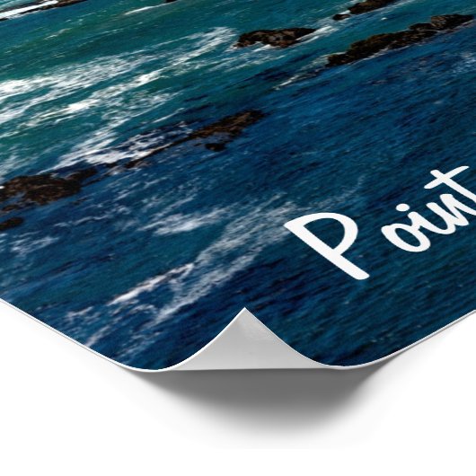 Point Arena Lighthouse Landschaftlich Poster (Ecke)