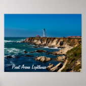 Point Arena Lighthouse Landschaftlich Poster (Vorne)