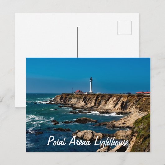 Point Arena Lighthouse Landschaftlich Postkarte (Vorne/Hinten)