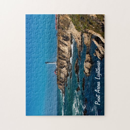 Point Arena Lighthouse Landschaftlich Puzzle (Vertikal)