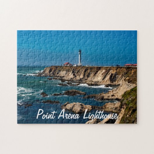 Point Arena Lighthouse Landschaftlich Puzzle (Horizontal)