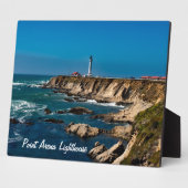 Point Arena Lighthouse Landschaftlich Tabletop Pla Fotoplatte (Seite)