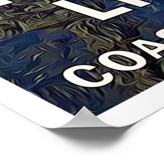 Point Arena Lighthouse Reiseplakat 02 Poster (Ecke)