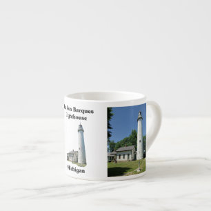 Point Aux Barques Leuchtturm Espresso-Tasse Espressotasse