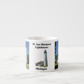 Point Aux Barques Lighthouse Espresso Tasse (Vorderseite)