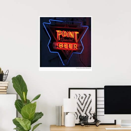 Point Beer Print Poster (Heimbüro)