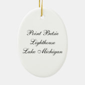 Point Betse Keramik Ornament (Hinten)