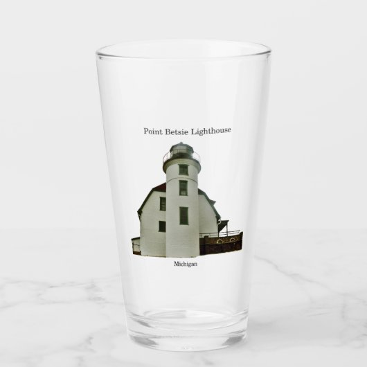 Point Betsie Leuchtturmglas Glas (Vorderseite)